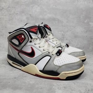 Nike Mens Shoes Size 10 Air Flight Falcon Red White Silver Sneakers